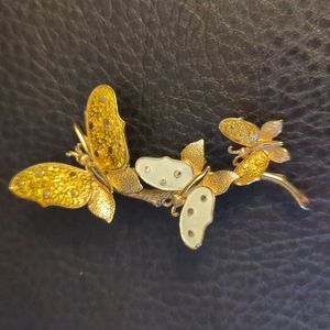 Boucher Butterfly Trembler Brooch